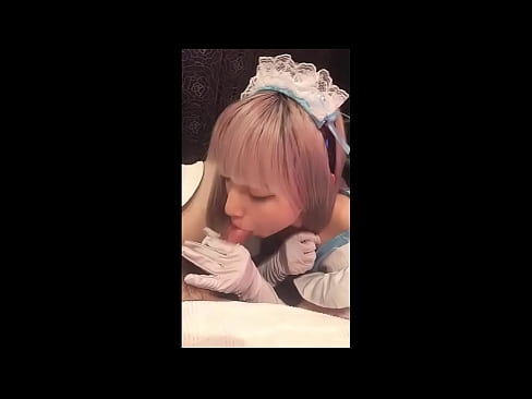 ❤️ Japanski idol [mayuka], kostim francuske služavke, 1. dio, pušenje i drkanje losionom ❌ Porno vk kod nas ️❤